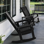 GREENVINES Outdoor Rocking Chair Set | 3-Piece | 2 Rocking Chairs - Image 6