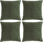 Fancy Homi 4 Packs Decorative Throw Pillow Covers by Fancy+Homi