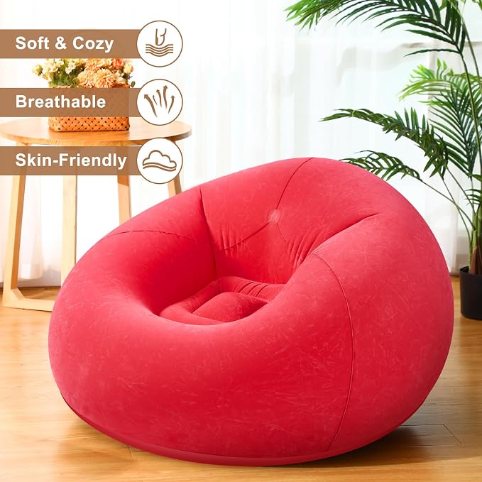 Realspring 6 9 12 Pcs Inflatable Bean Bag Chairs - Image 3