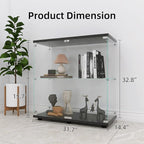 LFT HUIMEI2Y Glass Display Cabinet 2-Shelf - Image 2