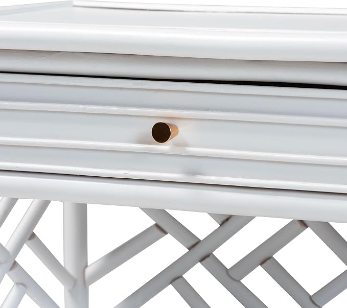 bali & pari Tiaret Natural Rattan Nightstand - Image 8