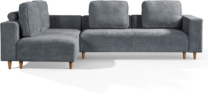 Christopher Knight Home Linmont 2 Pieces L Shape Convertible Sectional Sofa - Image 5