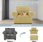 LURKA Stretch Chair Sofa Slipcovers 1 Piece Couch Covers - Image 3