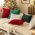 MIULEE Decorative Lumbar Throw Pillow Covers 12x20 Inch White 2 Pack | Boho - Image 5