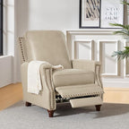 HULALA HOME Genuine Leather Manual Recliner Chairs Set of 2 - Image 3