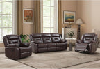 EBELLO Faux Leather Recliner Sofa Furniture Set by EBELLO