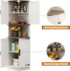 Vabches 64.8" Tall Farmhouse Corner Cabinet - Image 3