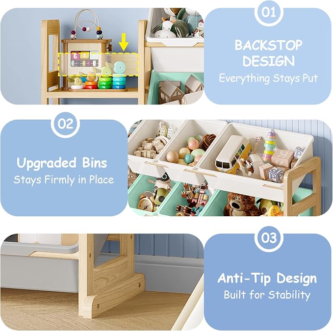 EXPERLAM Toy Storage Organizer, Toy Storage Shelf - Image 4
