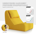 Giant Bean Bag Chair for Adults, Corduroy Chaise Lounge - Image 5