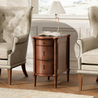 STO'SENSE Nightstand w/Charging Station & 3 Drawers, Pre-Assembled, Vintage - Image 6