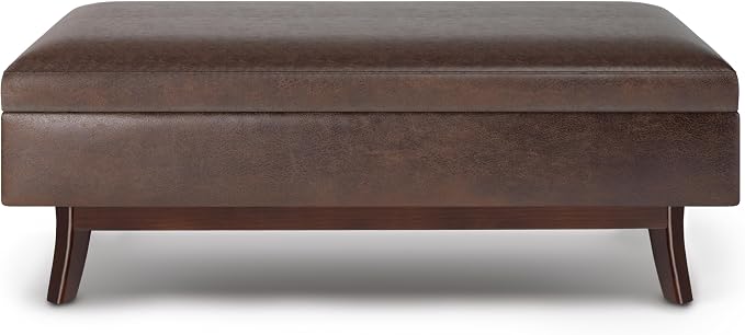 SIMPLIHOME Owen Rectangular Storage Ottoman - Image 5