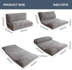 MAXYOYO Folding Sofa Bed, Extra Thick and Long Floor Sofa Convertible Sleeper - Image 2