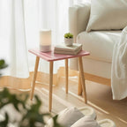 FORAOFUR Small Accent Table, Modern Mini Coffee Table - Image 2
