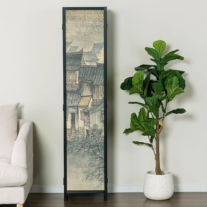 MyGift 6 Panel Room Divider Privacy Partition - Image 7