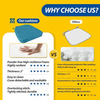 AAAAAcessories D-Shaped Chair Cushions, Machine-Washable Cover - Image 9