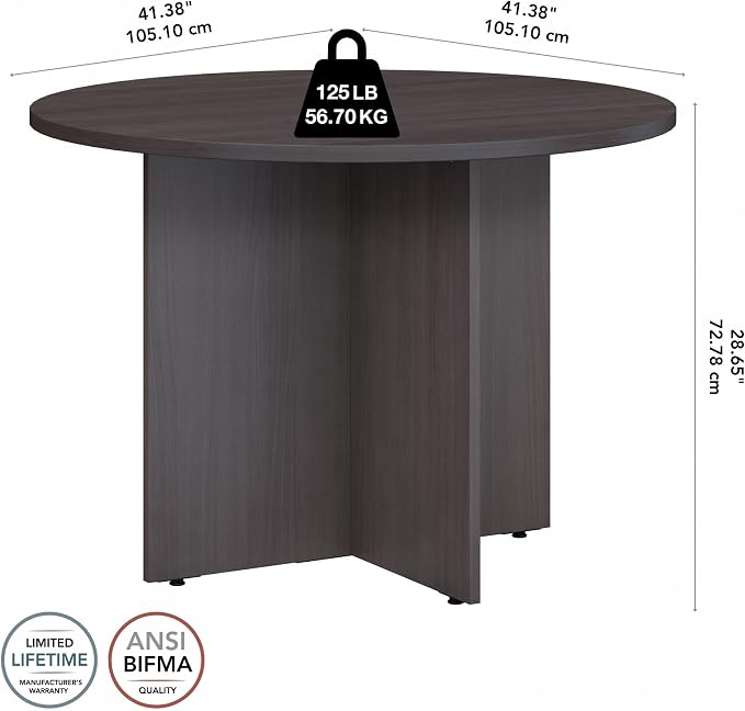 Bush Business Furniture 42-inch Round Conference Table - Image 3