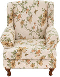 KRFOONN Wingback Chair Covers Slipcovers 2 Piece Stretch Wing Chair Covers by KRFOONN
