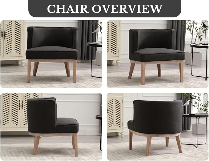 Gray Barrel Chairs Set of 2 - Image 9