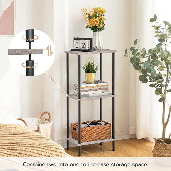 HOOBRO End Tables Set of 2, Small Side Table, Nightstand - Image 4