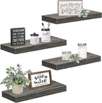 QEEIG Floating Shelves for Wall Bathroom Shelf Bedroom Kitchen Living Room - Image 9