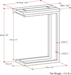 SIMPLIHOME Skyler C-Side Table - Image 3