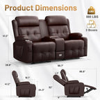 Recliner Sofa Set, RV Wall Hugger Recliners - Image 5