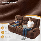 BOSMILLER Reclining Sofa with Cup Holders - Image 6