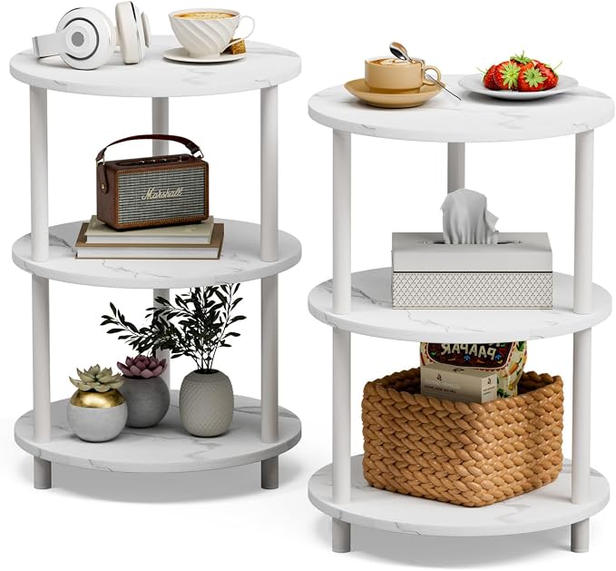 XBurmo Small Round End Table by XBurmo