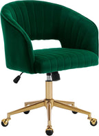 Home Office Chair Swivel Velvet Desk Chair Accent Armchair Upholstered Modern by KCC