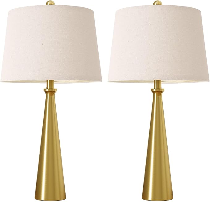 Oneach 25.75" Modern Table Lamp Set of 2, Bedside Lamps - Image 9