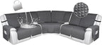 HDCAXKJ 100% Waterproof Reclining Sectional Couch Covers L Shape Recliner Sofa by HDCAXKJ