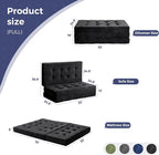 MAXYOYO 6" Folding Sofa Bed for Floor, Tufted Tri-Fold Floor Mattress - Image 2