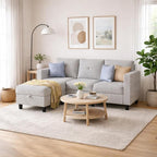 JAMFLY Convertible L-Shaped Sectional Sofa - Image 3