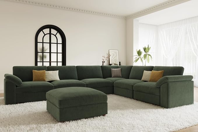 EASE MOOSE Oversized Sectional Modular Sofa, Large U Shape Sectional Couch Wide - Image 4