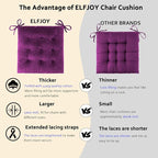 ELFJOY Rocking Chair Cushion Large Rocking Chair Pads - Image 3