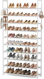 VTRIN 10 Tiers Shoe Rack Tall Large Capacity Wide Shoe Organizer Sturdy Shoe by VTRIN
