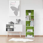 Furinno LUDER Book Shelf, 5-Tier Bookshelf, Bookcase - Image 9