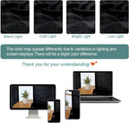 Chyhomenyc Black Semi Sheer Curtains 72 Inch Length 2 Panels Set, Light - Image 3