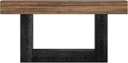Tribesigns 63-Inch Long Console Table, 2-Tier Entryway Table Sofa Table - Image 9