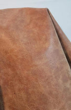 NAT Leathers | Blonde Light Tan Beige Distressed Crazy Horse Soft Faux Vegan - Image 3