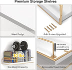 Shario White Floating Shelves - Image 7
