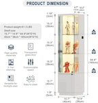 HNEBC Corner Glass Display Cabinet - Image 2