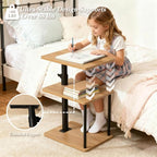 Faesun 360° Swivel Side Table for Height Adjustable, C Shaped End Table for - Image 9