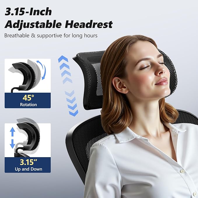 Ergonomic Office Chair, High Back Desk Chair - Image 7