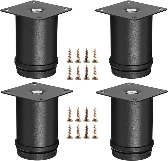 OwnMy 4PCS 3 Inch Stainless Steel Furniture Legs Feets Heavy Duty Metal Cabinet by OwnMy