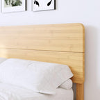 BOSRII 12in High Solid Bamboo Wood Platform King Size Bed Frame - Image 3