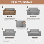 Easy-Going 100% Waterproof Oversized Chair Couch Cover, Stretch Sofa Cover | - Image 5