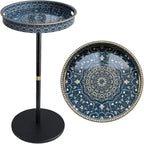 Gesodant Boho Single Leg Round Side Table by Gesodant+