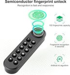 Fingerprint Cabinet Lock, Smart Electronic Cabinet Locks, Combination Password - Image 2