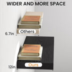 Fun Memories 72 Inch Floating Shelves, 12 Inch Deep Wall Shelf - Image 5